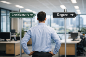 Read more about the article certificate-iv-vs-degree-leadership-australia