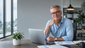 Australian professional over 50 studying online business qualification