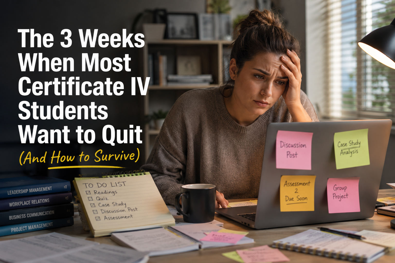 Read more about the article 3-week-mark-cert-iv-students-quit